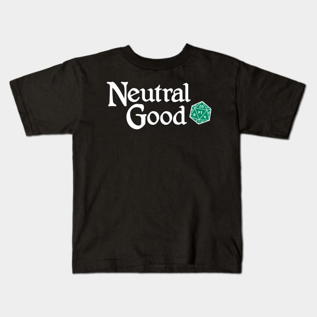 Neutral Good Kids T-Shirt by machmigo